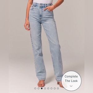 Abercrombie & Fitch 90s Straight Ultra High Rise Jeans